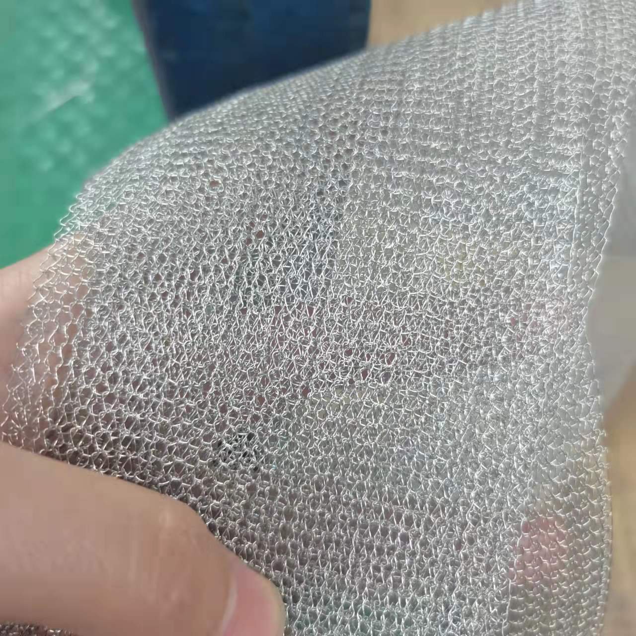 Hot sale knitted wire mesh for shielding OEM Stainless steel Wire mesh tubular sleeve Weaving knitted mesh 75MM