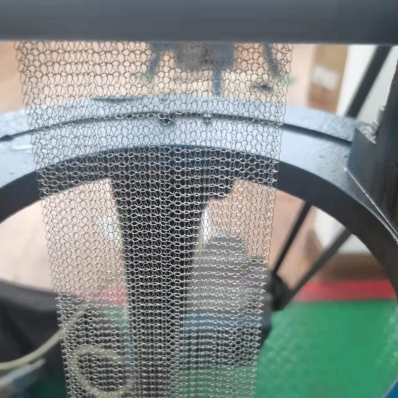 Hot sale knitted wire mesh for shielding OEM Stainless steel Wire mesh tubular sleeve Weaving knitted mesh 75MM