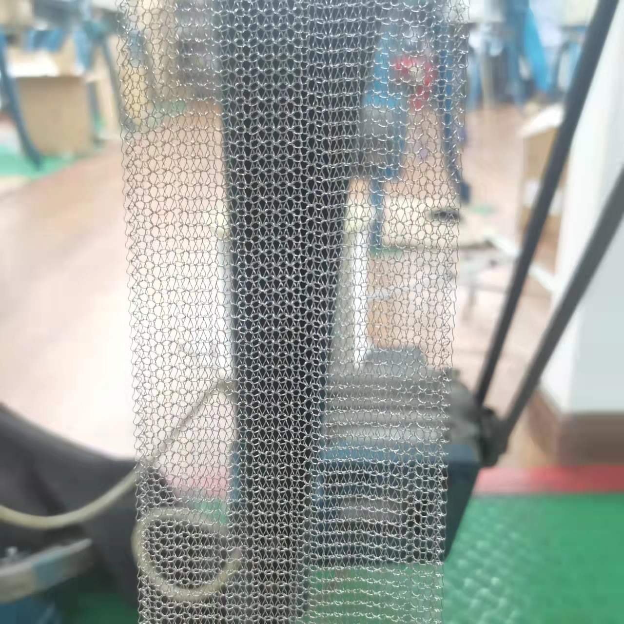 Hot sale knitted wire mesh for shielding OEM Stainless steel Wire mesh tubular sleeve Weaving knitted mesh 75MM