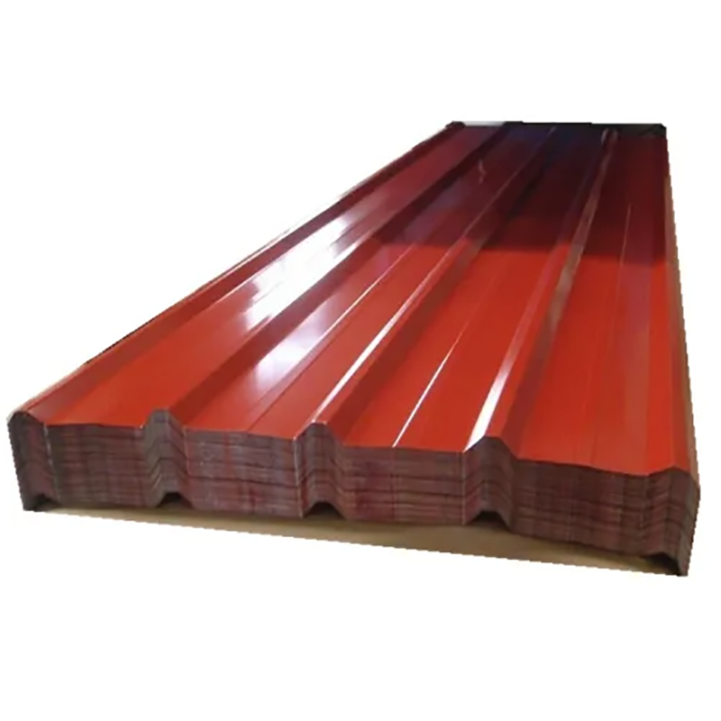 28 Gauge Galvanized Corrugated Sheet Rolling Machine For Ethiopia Rib Type Corrugated Color Roof