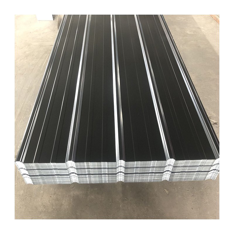 28 Gauge Galvanized Corrugated Sheet Rolling Machine For Ethiopia Rib Type Corrugated Color Roof