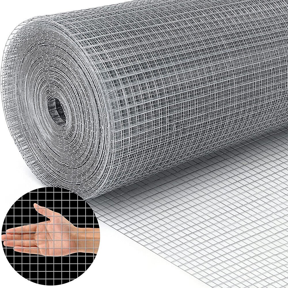 2x2 4x4 6x6 galvanized welded wire mesh roll price for bird cage/Rabbit Fencing Aviary Fence