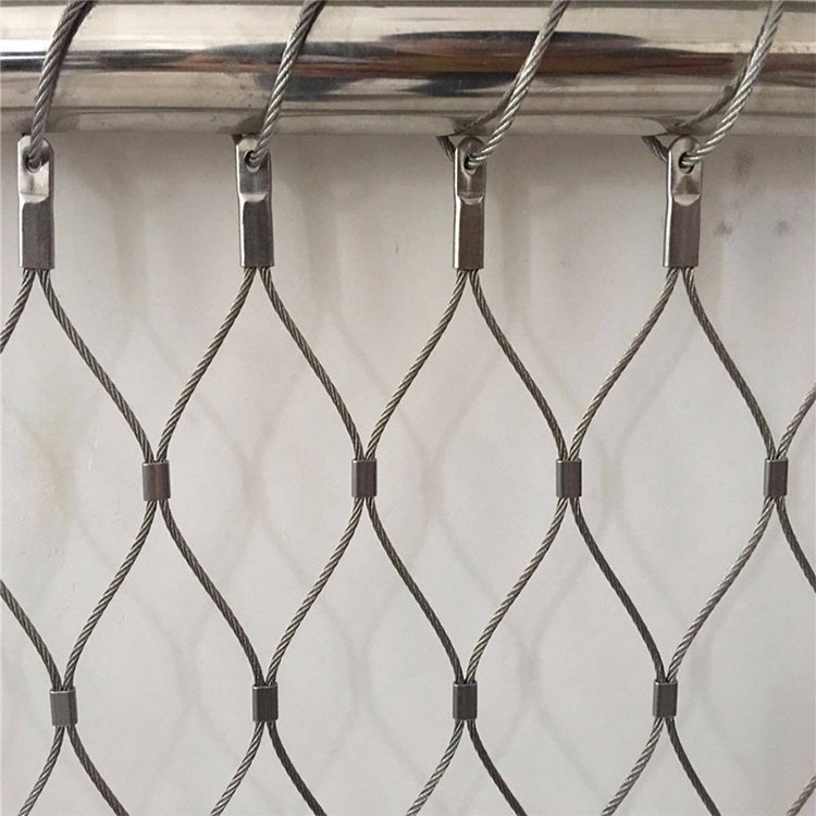 Hot sale high quality Bird cage parrot stainless steel wire rope mesh net aviary mesh