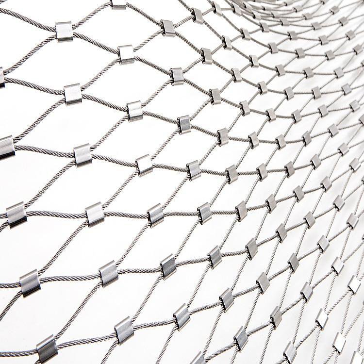 Hot sale high quality Bird cage parrot stainless steel wire rope mesh net aviary mesh