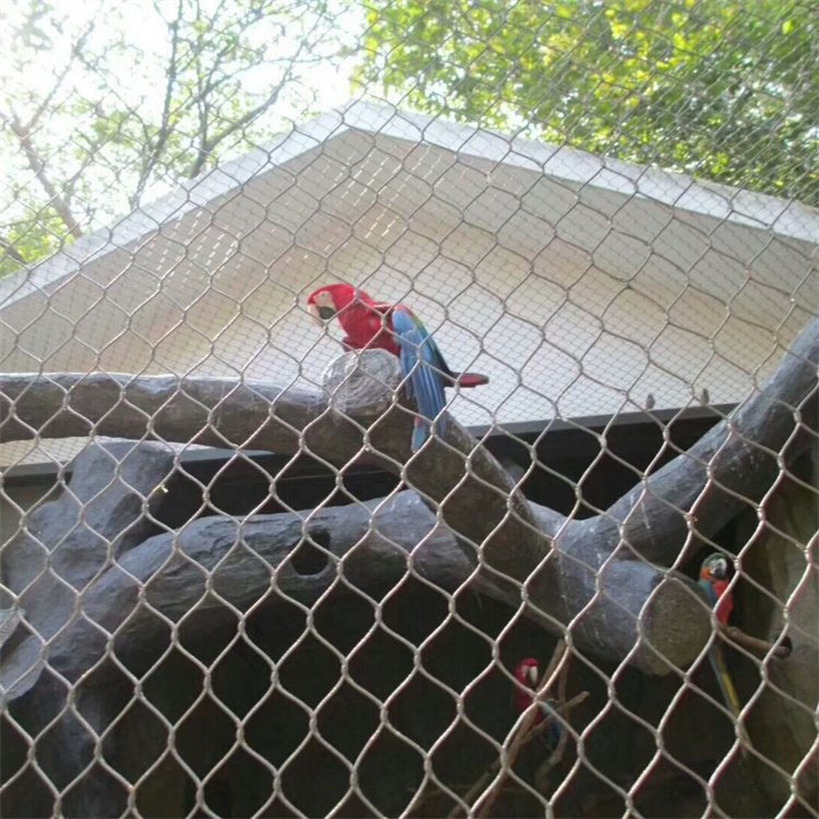 Hot sale high quality Bird cage parrot stainless steel wire rope mesh net aviary mesh