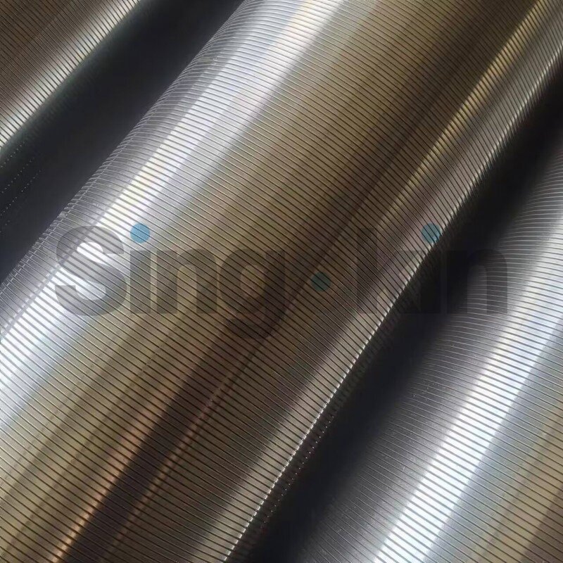 Customized stainless steel 9-5/8" 10" 12" wire wrapped continuous slot Johnson pipe based water well screen