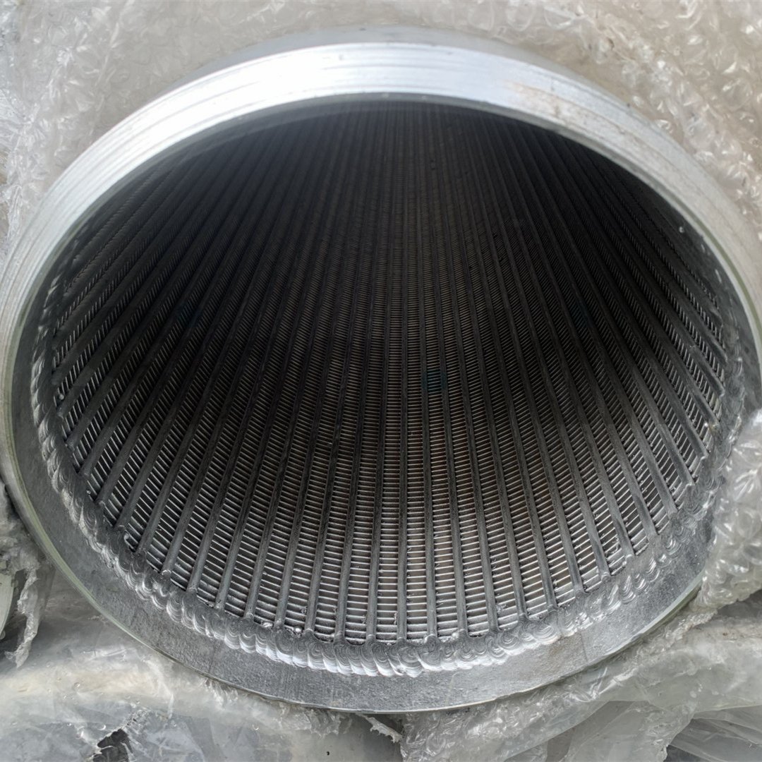 Customized stainless steel 9-5/8" 10" 12" wire wrapped continuous slot Johnson pipe based water well screen
