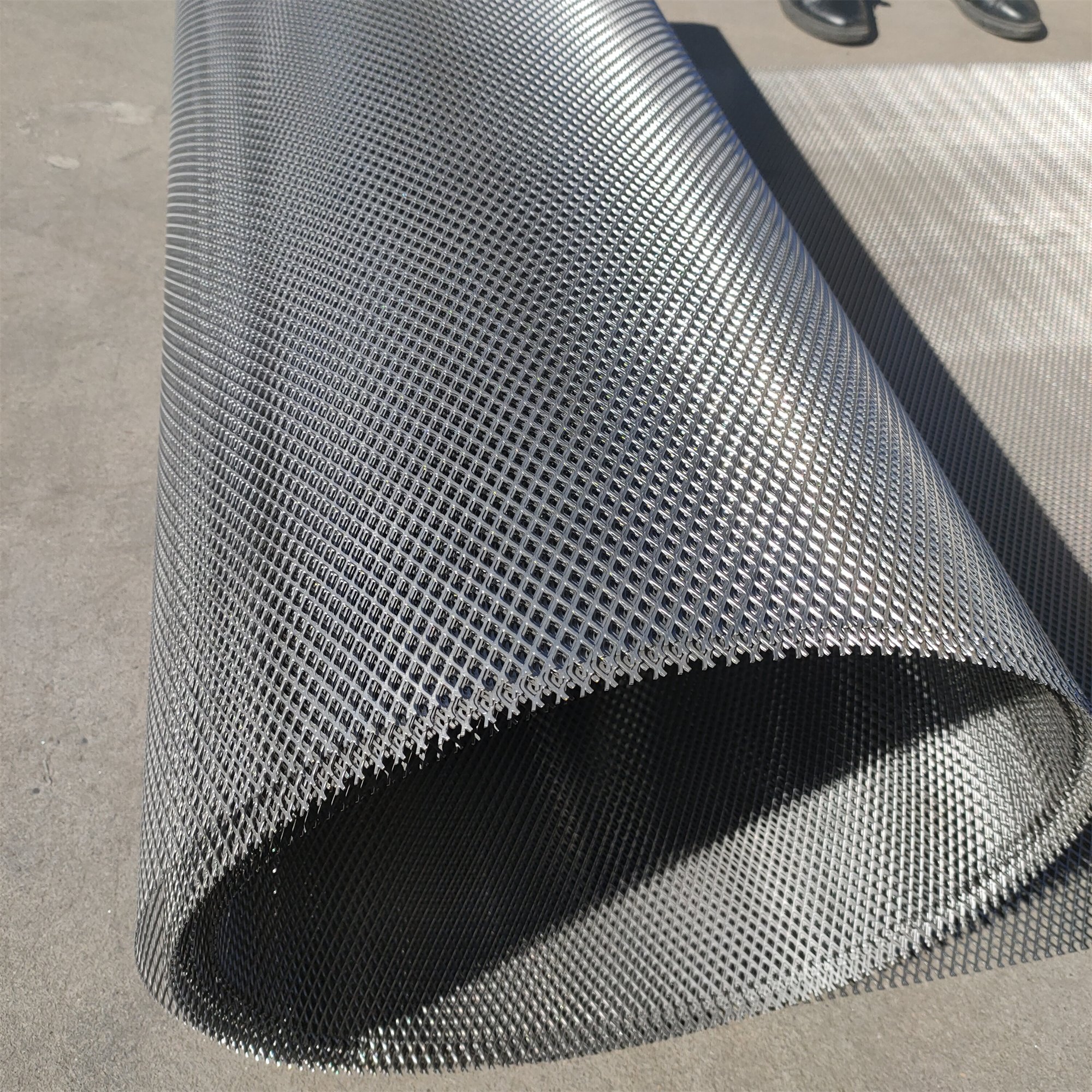SWD 7.5mm LWD 12mm Stainless steel 304 Expanded Metal Mesh Flattened with width 1.22 meters rhombus expanded metal mesh