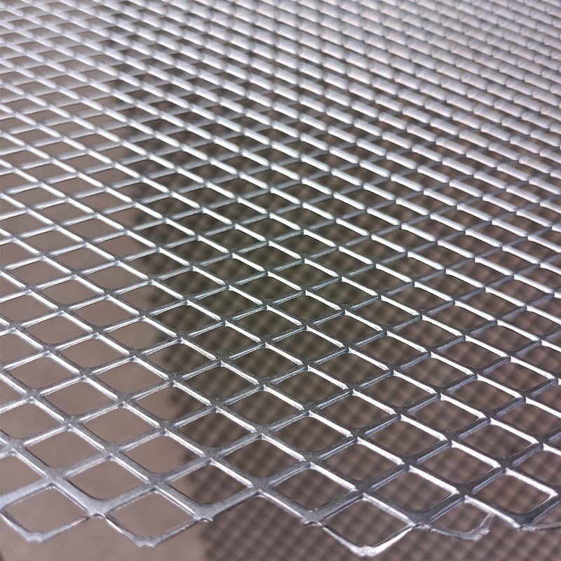 SWD 7.5mm LWD 12mm Stainless steel 304 Expanded Metal Mesh Flattened with width 1.22 meters rhombus expanded metal mesh