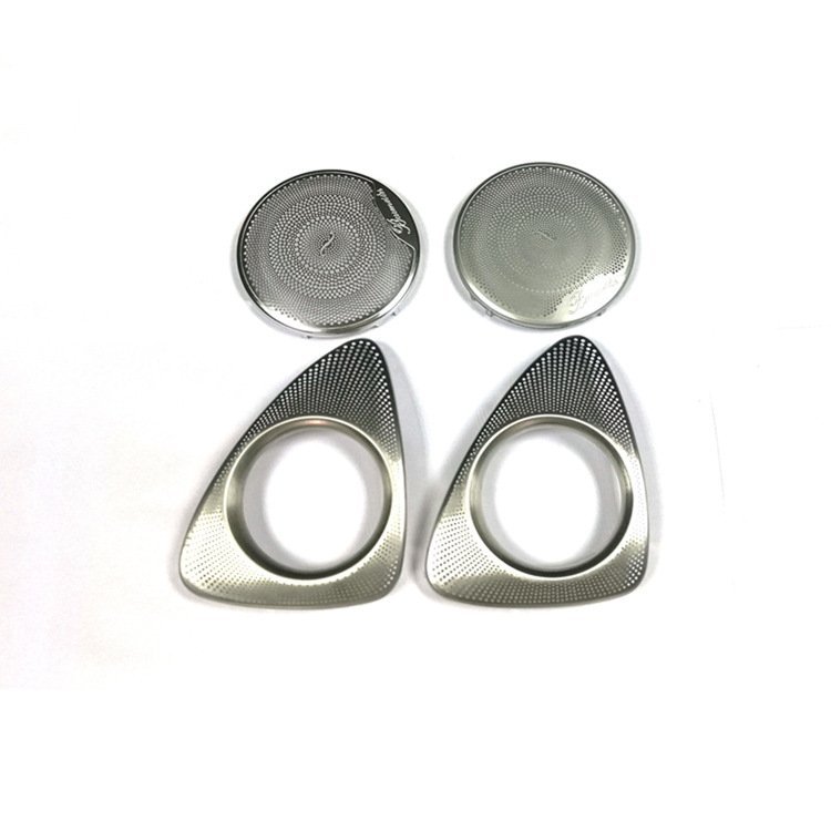 Panel metal etching stainless steel sheet mesh iron grill for speakers