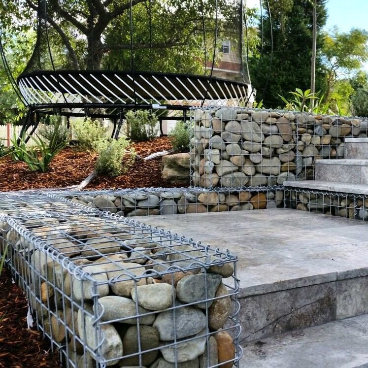 China Manufacturer Supply Metal Welded Gabion Stone Basket / Gabion box / Gabion Cage For Sale
