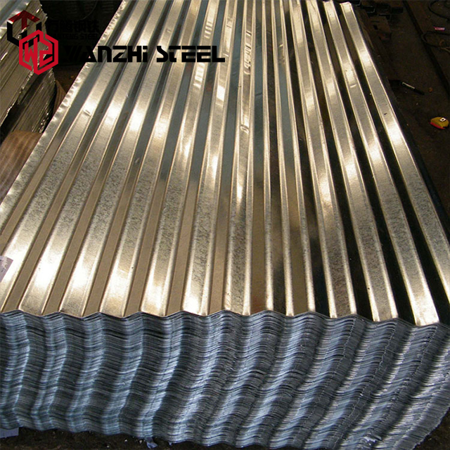 Z30 z40 Galvanized GI Roof sheet Aluzinc Corrugated Steel Roof sheet BWG34 BWG28 All Size For Construction