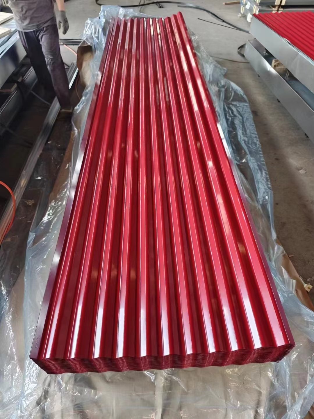 DX51D AZM 150 Zinc Galvanized Corrugated Roofing Steel Sheet High-quality Corrugated Galvanized Steel Sheets