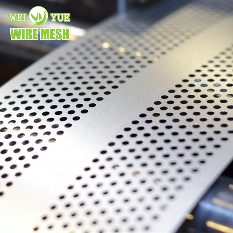 2MM Stainless Steel Perforated Metal Sheet 316 Aluminum Round Hole Perforated Metal Mesh Sheet For Decoration