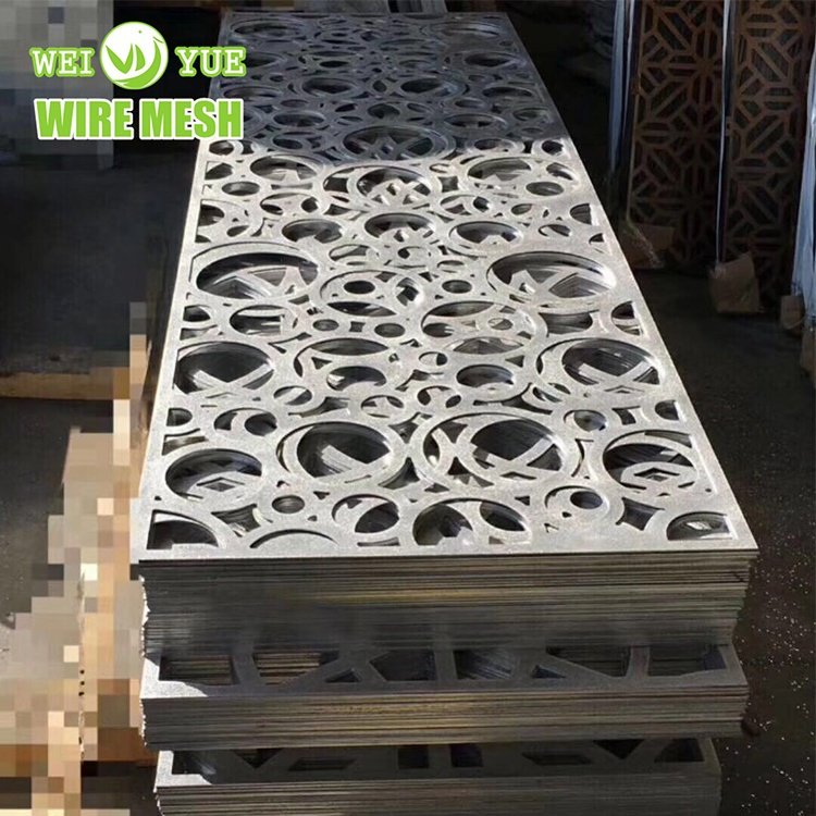 2MM Stainless Steel Perforated Metal Sheet 316 Aluminum Round Hole Perforated Metal Mesh Sheet For Decoration