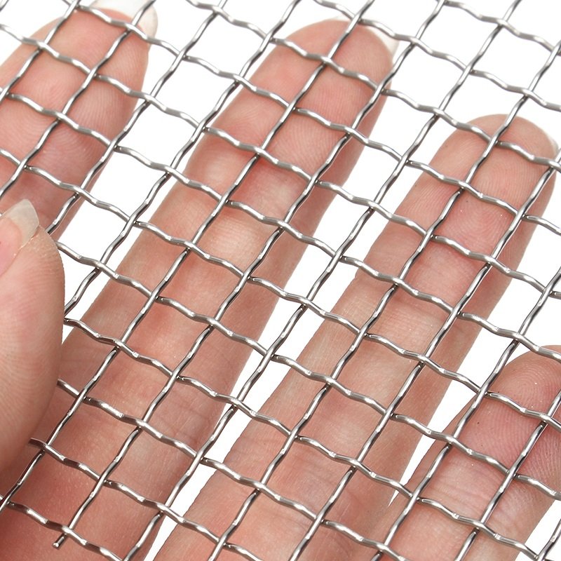 Type 304 316 Stainless Steel Crimped Woven Wire Mesh Corrugated