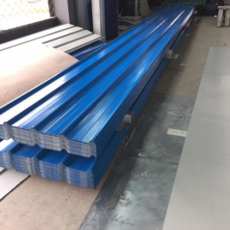 Colorful coated metal roofing sheet PPGI corrugated galvanized steel roofing iron sheet for building use