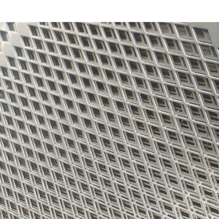 Stainless Steel Galvanized Perforated Wire Mesh Punched Metal Mesh Diamond Round Square Hole