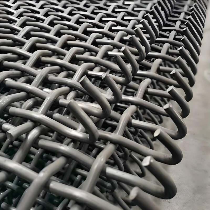 XG 2024 Spare parts of Vibrating screen Crimped Wire Mesh Vibrating Screen Mesh Stainless Steel Quarry Mining Screen Mesh