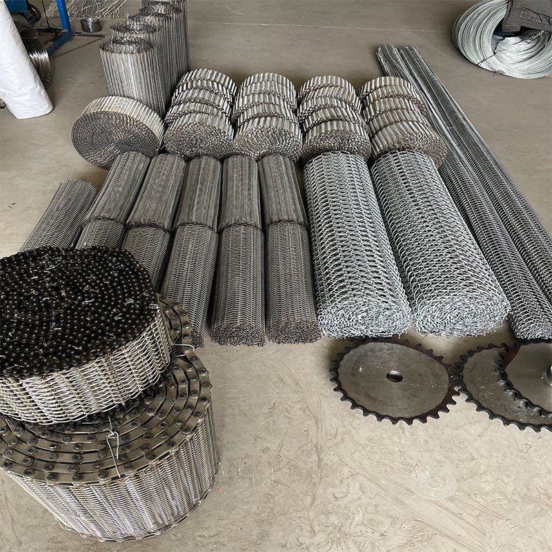 304 stainless steel wire mesh spiral chain conveyor belt