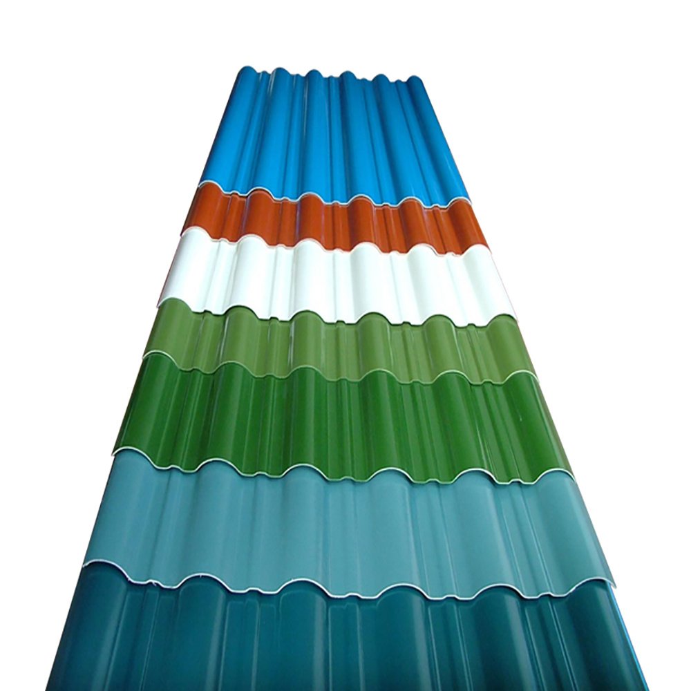 Prepainted Color Coated Zinc Aluminium Gi Ibr Iron Corrugated Steel Roofing Sheet