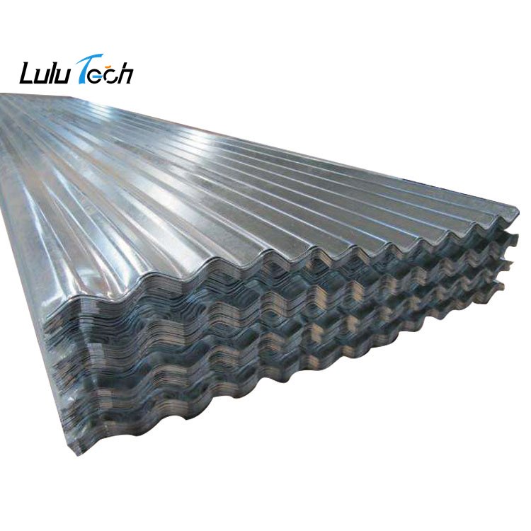 Used corrugated roof sheet, white wrought iron paper, corrugated iron plate