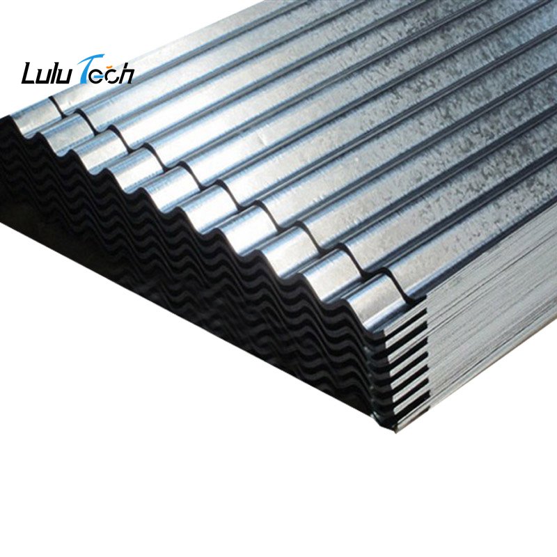 Used corrugated roof sheet, white wrought iron paper, corrugated iron plate