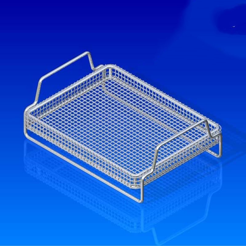 Custom Size 304 Stainless Steel Mesh Baskets for Kitchen Stainless Steel Kitchen Storage Baskets with Perforations