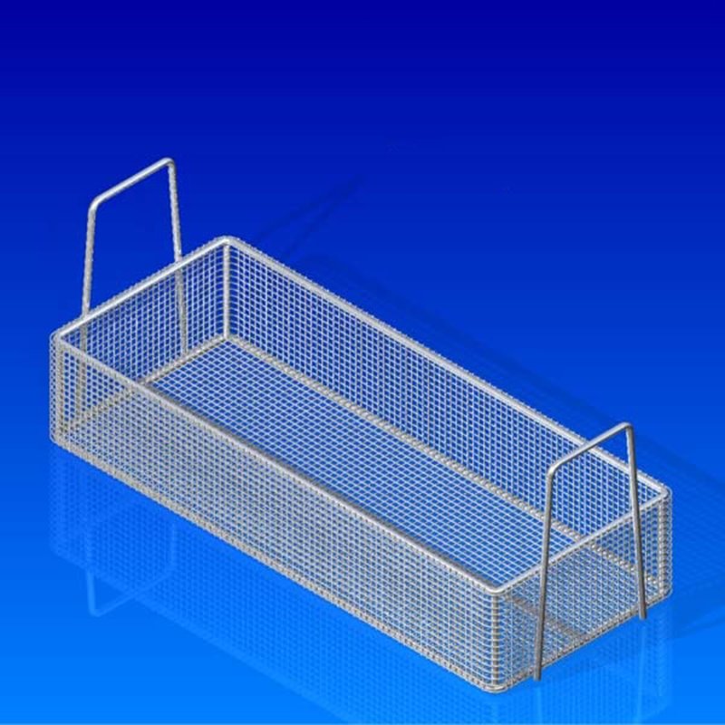 Custom Size 304 Stainless Steel Mesh Baskets for Kitchen Stainless Steel Kitchen Storage Baskets with Perforations