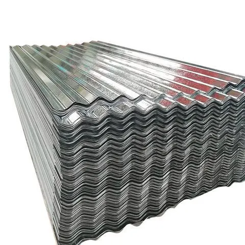 Hot Selling Cheaper Aluzinc Corrugated Roof Tiles Convex Steel Prepainted Galvalume Trapezoidal Roofing Sheet