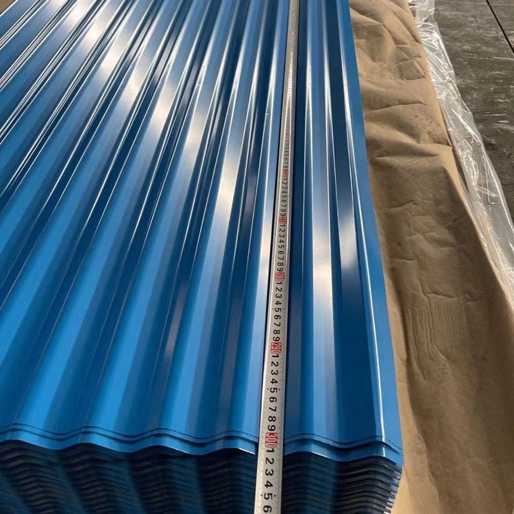Ral colour corrugated steel sheet roof tiles ppgi gi galvan dx51d cold rolled ppgl galvanized coated corrugated roofing plate