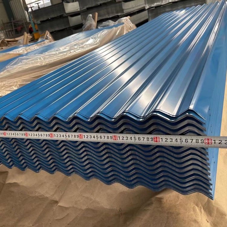 Ral colour corrugated steel sheet roof tiles ppgi gi galvan dx51d cold rolled ppgl galvanized coated corrugated roofing plate