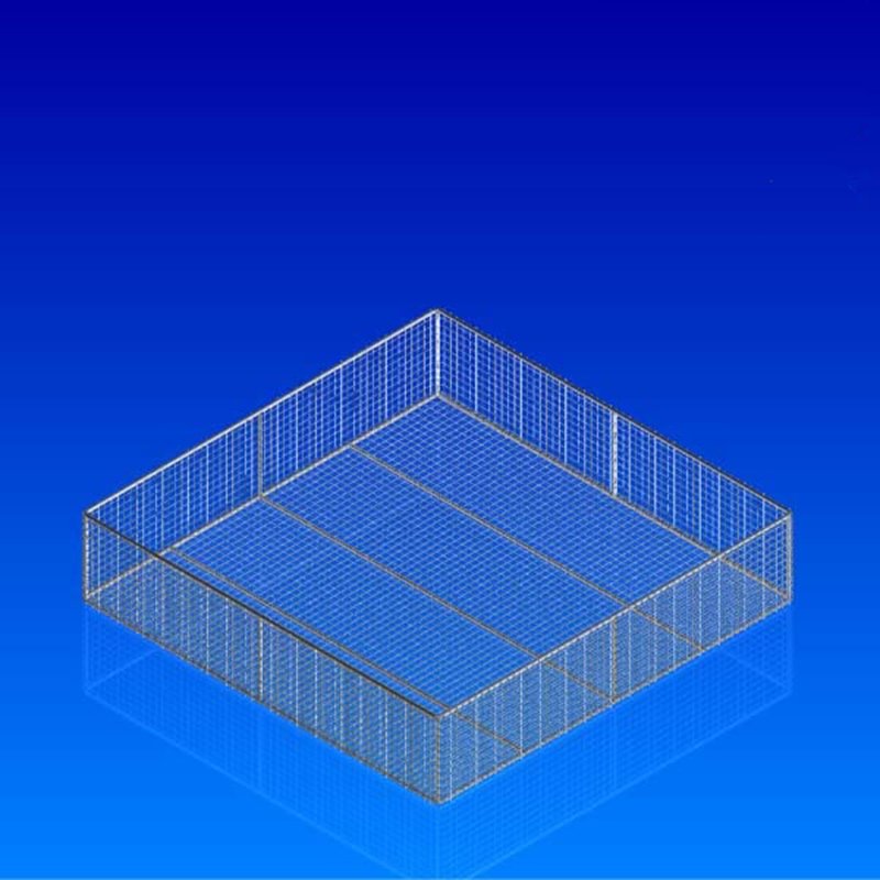 Anti-Corrosion 304 Stainless Steel Mesh Baskets Eco-Friendly 304 Stainless Steel Woven Baskets