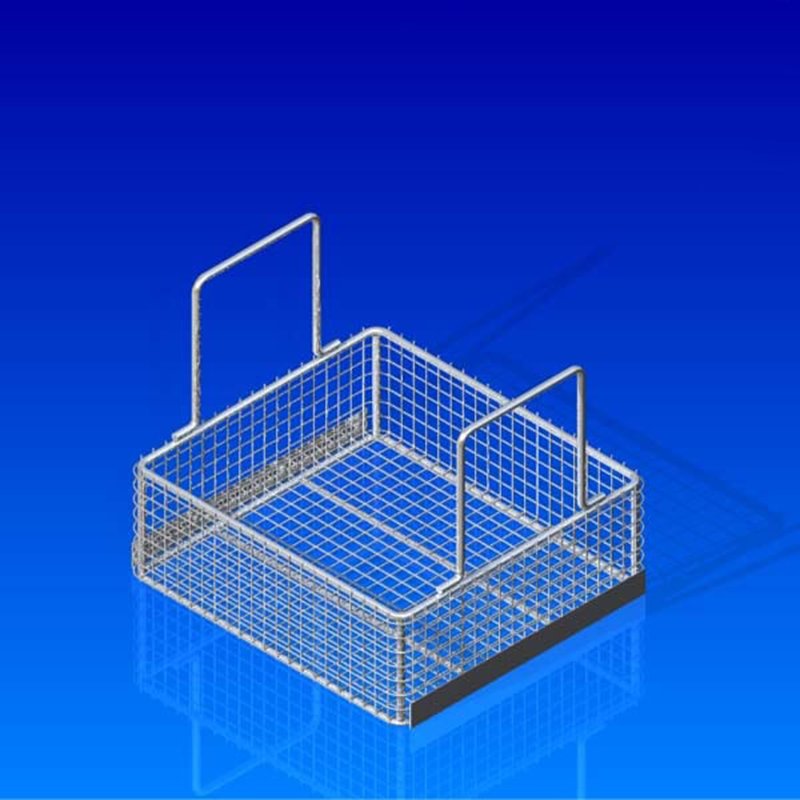 Anti-Corrosion 304 Stainless Steel Mesh Baskets Eco-Friendly 304 Stainless Steel Woven Baskets