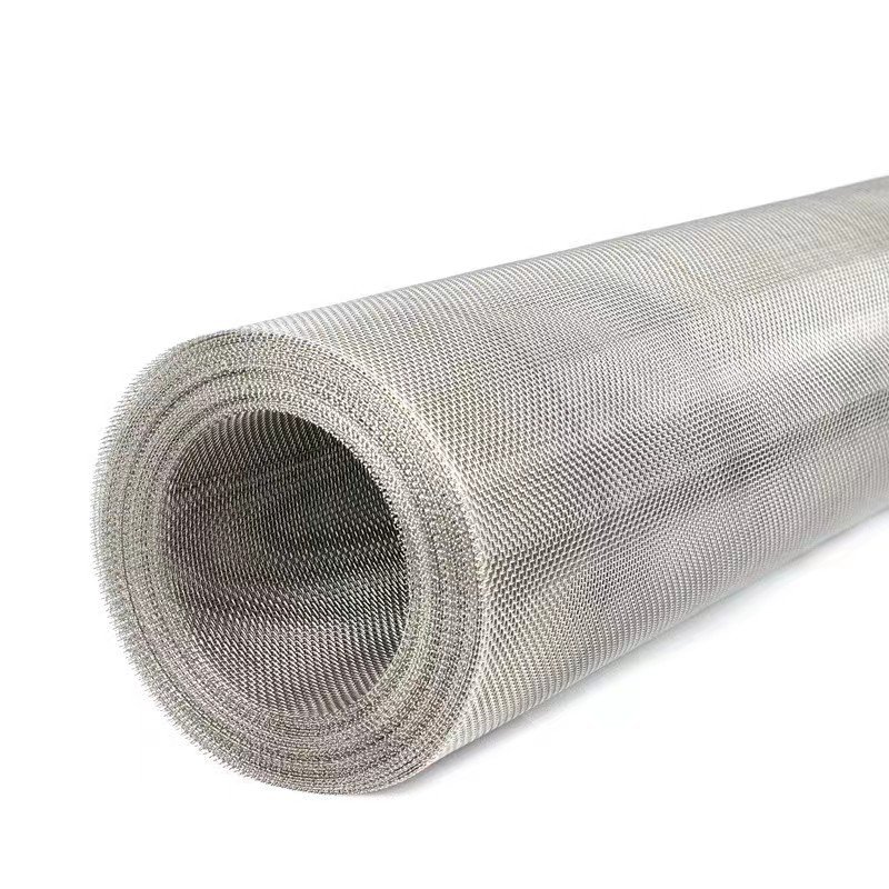 SS 304, 316 Woven 25 30 40 50 60 70 80 90 100 120 150 200 300 400 500 Micron Stainless Steel Filter Wire Mesh / Mesh Screen