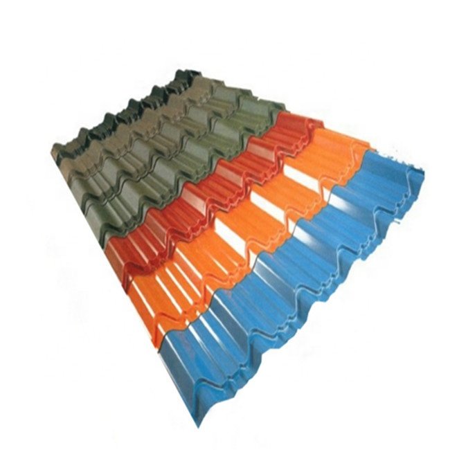 Dx52D SGCC Galvalume Roofing Tiles Corrugated Prepainted Metal Plate Gray Color Roofing Sheets