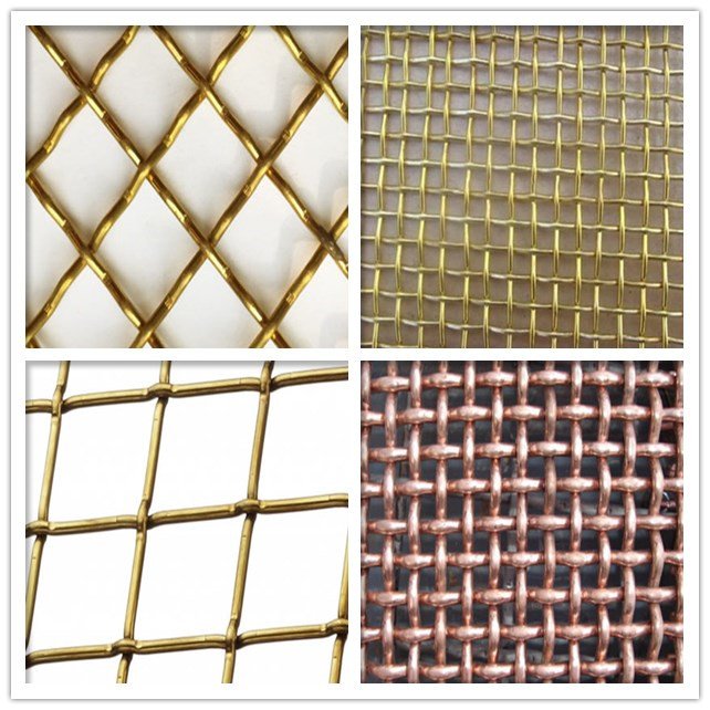 crimped stainless steel square crimped wire mesh