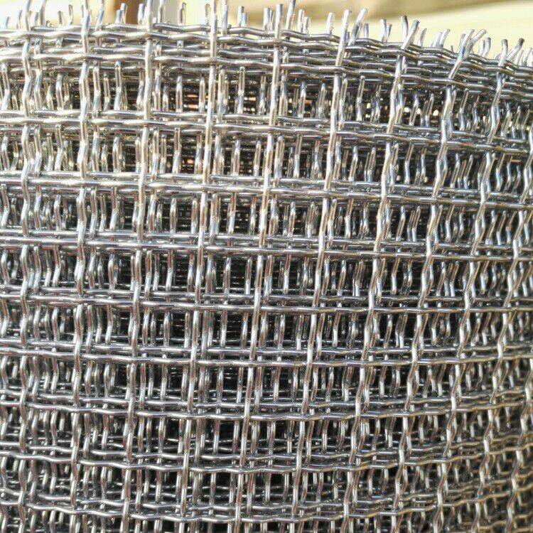 High Manganese 65Mn Steel Crimped Wire Mesh Mine Vibrating Stone Sand Sieve Screen For Crusher