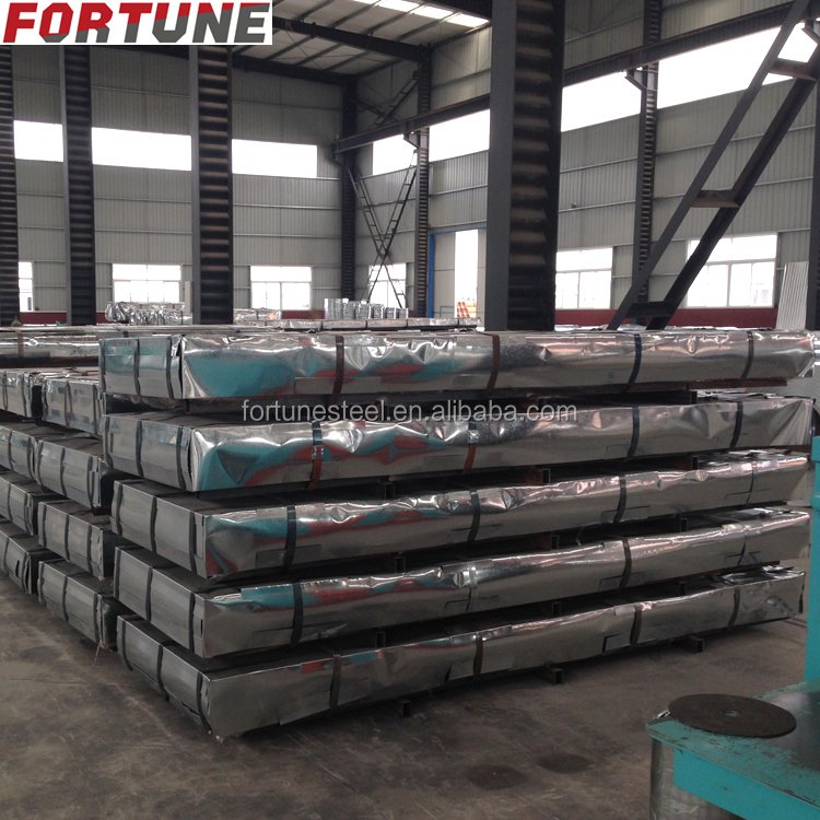 Shandong Low price colorbond Zinc aluminium roofing sheet hot rolled pickled and oiled steel coil corrugated steel roofing sheet