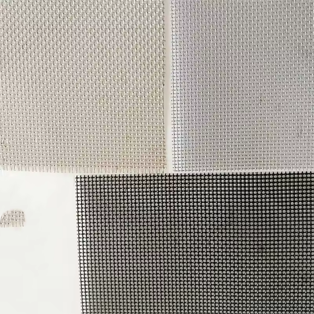 High Quality 304 316 Stainless Steel Wire Mesh Filter Net Screen Cloth Metal Mesh Square Wire Netting Woven Mesh