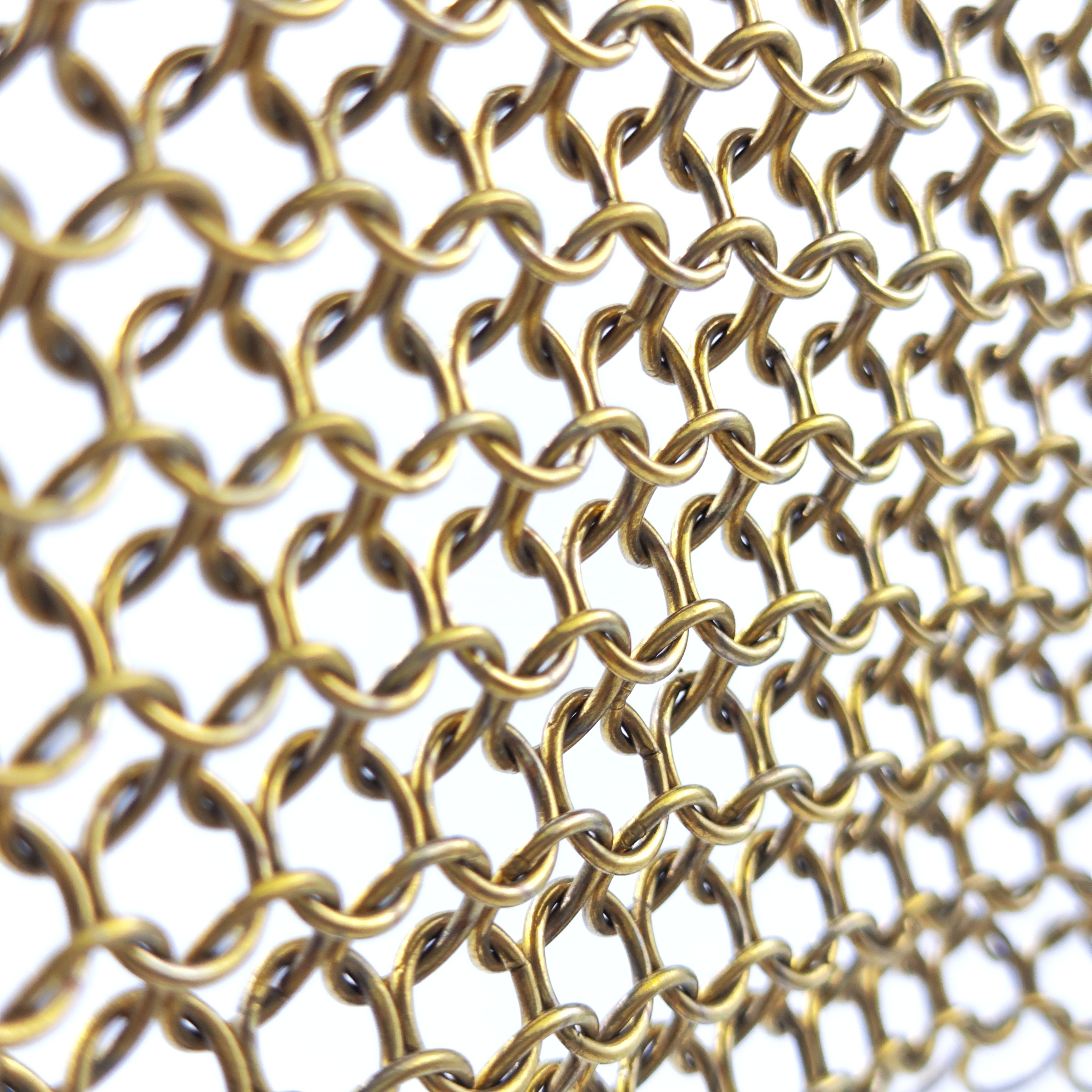 316L Stainless steel 7mm Ring out diameter metal Chainmail mesh decoration Curtain