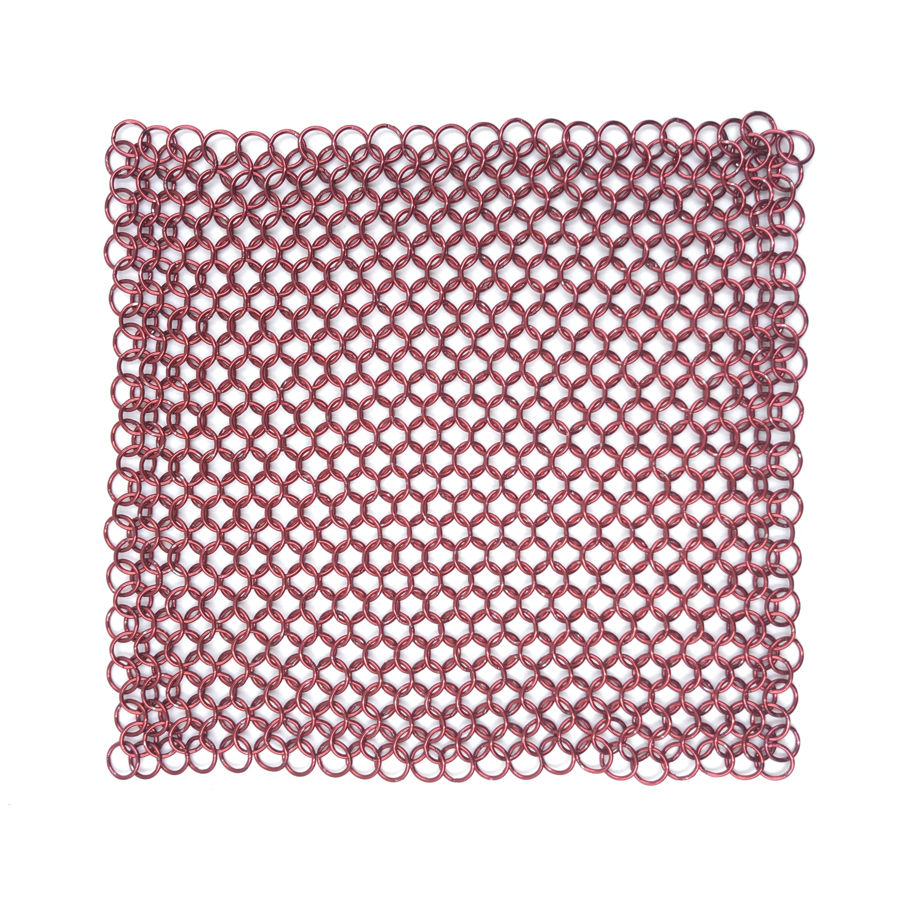 316L Stainless steel 7mm Ring out diameter metal Chainmail mesh decoration Curtain