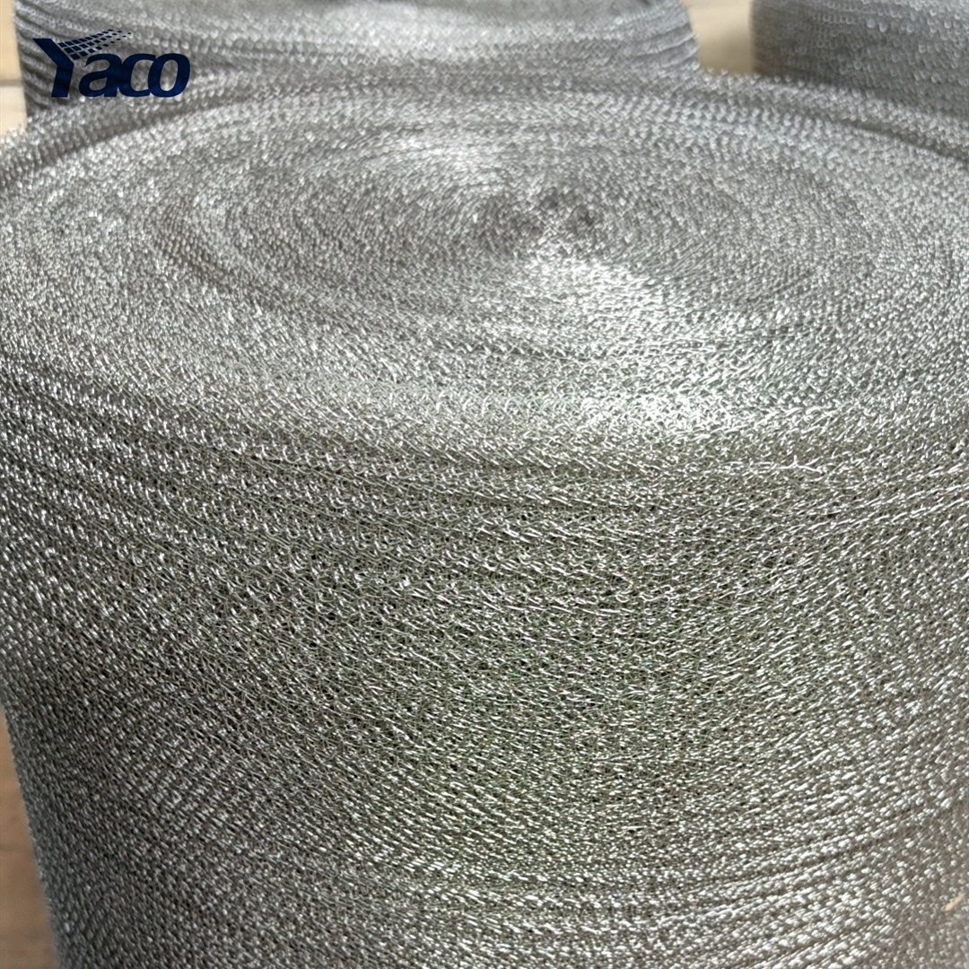 304 316 Stainless steel knitted stocking wire mesh 304A Stainless steel knitted mesh filter