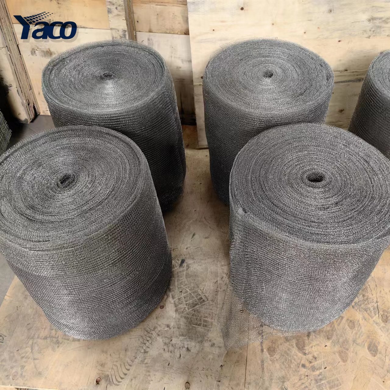 304 316 Stainless steel knitted stocking wire mesh 304A Stainless steel knitted mesh filter