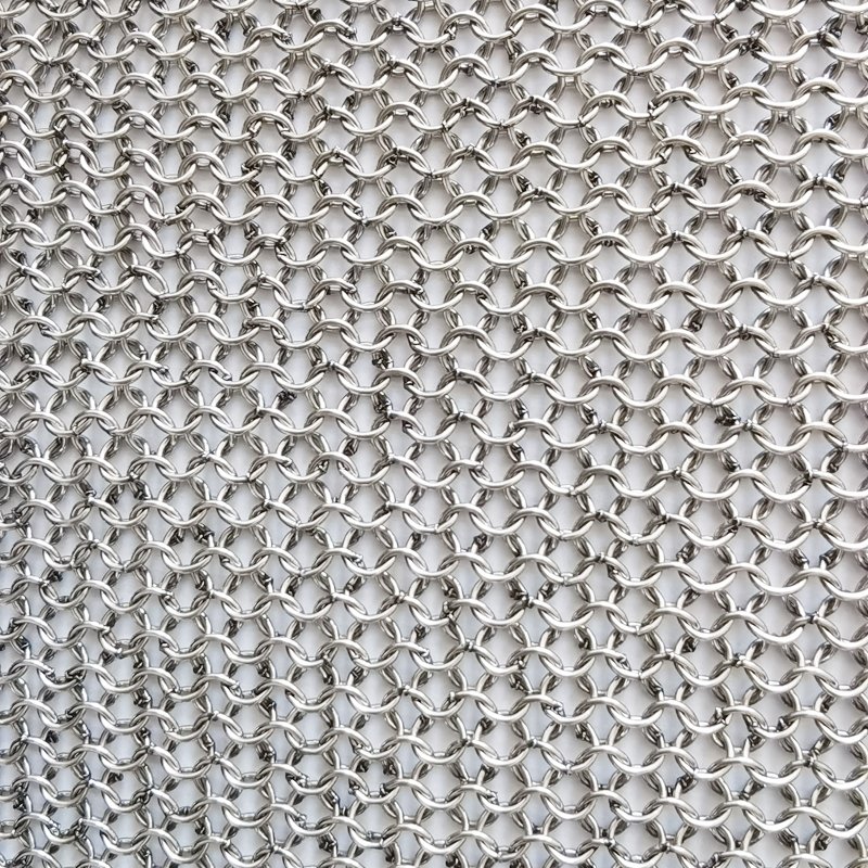 Customize 5 grade cut resistance Stainless Steel Welded Ring Mesh