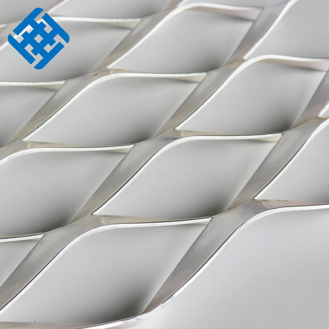 Factory Customised Aluminium Expanded Metal Decorative Mesh for Office Ceiling Custom Steel Wire Mesh
