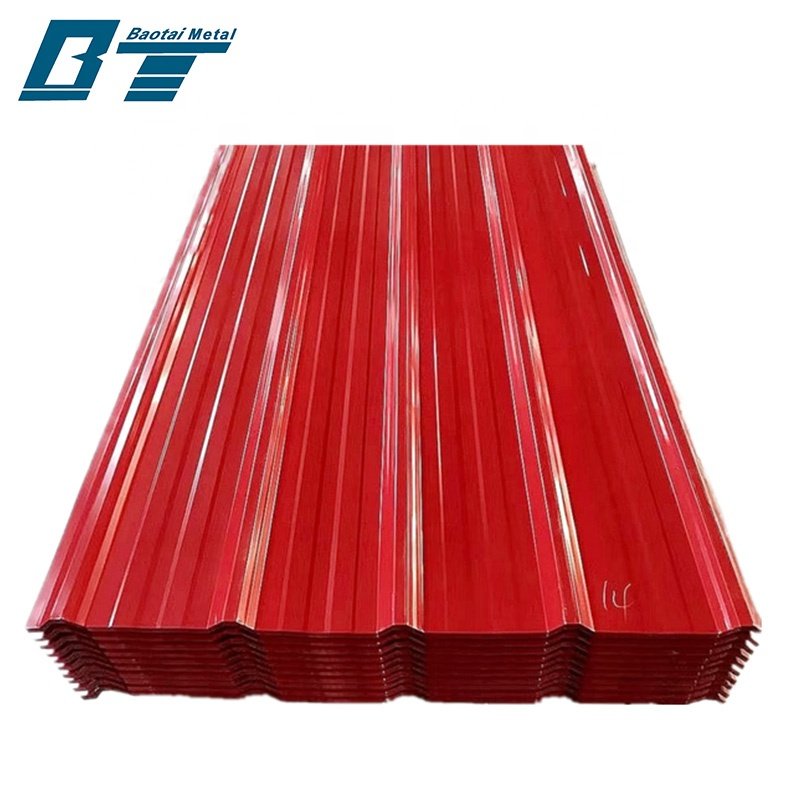 IBR Roofing Sheet Low Cost High Quality Prepainted RAL Color Customized Size Color Coated Galvanized Corrugated Steel Plate