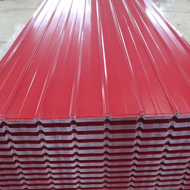 Prepainted GI steel coil / PPGI / PPGL color coated galvanized corrugated metal roofing sheet