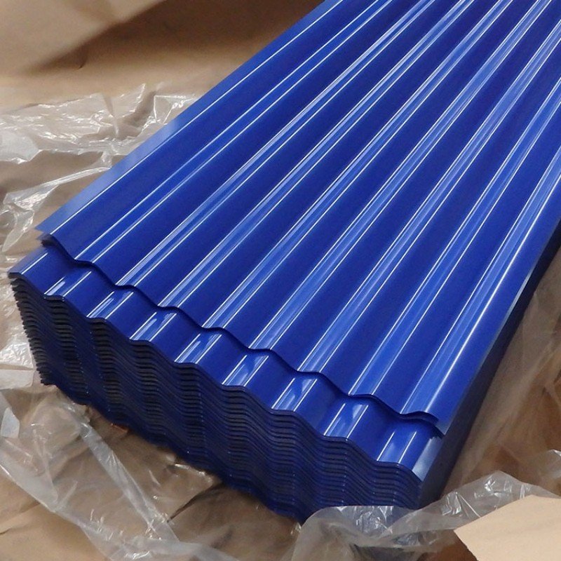 Prepainted GI steel coil / PPGI / PPGL color coated galvanized corrugated metal roofing sheet
