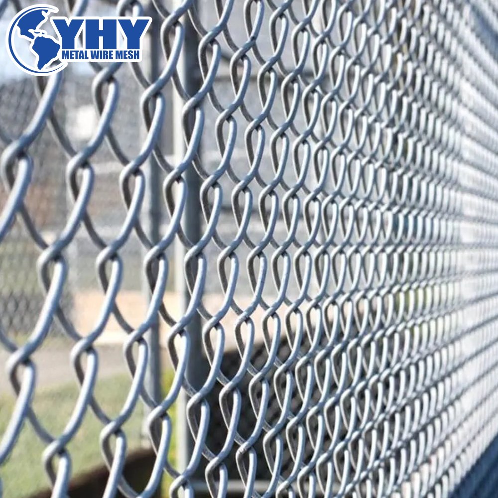 removable temporary chain link wire mesh metal fence stand for security